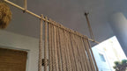 rope Curtain Rustic Room Divider Natural Jute Wall Hanging Homeartparis production