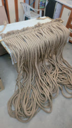 rope Curtain Rustic Room Divider Natural Jute Wall Hanging Homeartparis production