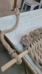 rope Curtain Rustic Room Divider Natural Jute Wall Hanging Homeartparis production