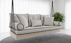 Home art paris desing Custom porch swing sofa, patio garden swing bed, Hanging Sofa Design Your Own Porch Swing Modern Patio Lounger Homeartparis production