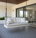 Home art paris desing Custom porch swing sofa, patio garden swing bed, Hanging Sofa Design Your Own Porch Swing Modern Patio Lounger Homeartparis production