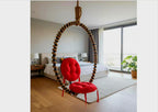 Homeartparis Industrial Hanging Chair Heavy Duty Metal Swing Cafe Bar Furniture Homeartparis production, bedroom decoration,  , Indoor Outdoor Swing
