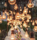 Large 40-Light Wood Chandelier with Greenery, Rustic Pendant Cluster, Farmhouse Restaurant Cafe Bar Lighting Fixture
