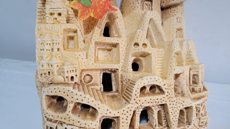 The Cappadocia Aquarium Decor Handmade Fairy Chimney Fish Shelter Homeartparis production