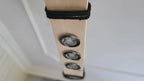 Wood LED Chandelier, Linear Light for Kitchen Island, 3-Spotlight Fixture, Minimalist Office Ceiling Lamp