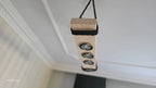Wood LED Chandelier, Linear Light for Kitchen Island, 3-Spotlight Fixture, Minimalist Office Ceiling Lamp