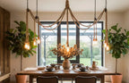 homeartparis - Multi-Pendant Rope Chandelier, 4-6-8-10 in 1 rope Light Options, Restaurant & Cafe Lighting, Industrial Pendant Cluster