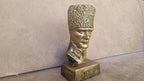 Silver Edition Mustafa Kemal Ataturk Bust Historical War Statue Homeartparis production