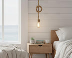 rope braid cable, hemp rope lighting, rustic rope lighting