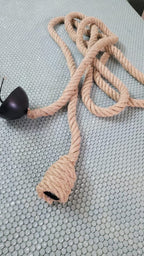 3 in 1 Rope Light, ROPE Pendant,  Rustic Jute Lamp, Beach House Decoration