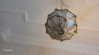 Nautical Rope Pendant Light, Glass Globe Fixture, Coastal -  Beach House Decor, Woven Boho Bar & Kitchen Light