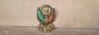 The Ottoman Empire Coat of Arms Marble Statue,  historical collectible gifts, black