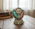 Ottoman Empire Coat of Arms Marble Powder Statue Historical Collectible Homeartparis production