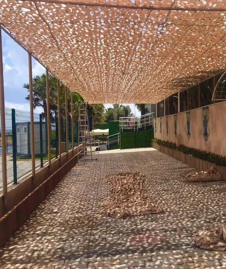 3x5 Meter Patio Sun Shade Sail Custom Canopy Awning Perforated Fabric Homeartparis production