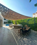 3x5 Meter Patio Sun Shade Sail Custom Canopy Awning Perforated Fabric Homeartparis production