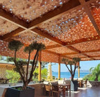 3x5 Meter Patio Sun Shade Sail Custom Canopy Awning Perforated Fabric Homeartparis production