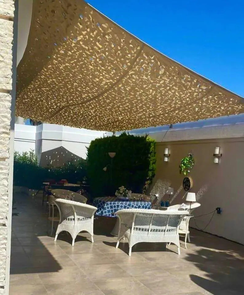 3x5 Meter Patio Sun Shade Sail Custom Canopy Awning Perforated Fabric Homeartparis production