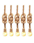rope braid cable, hemp rope lighting, rustic rope lighting