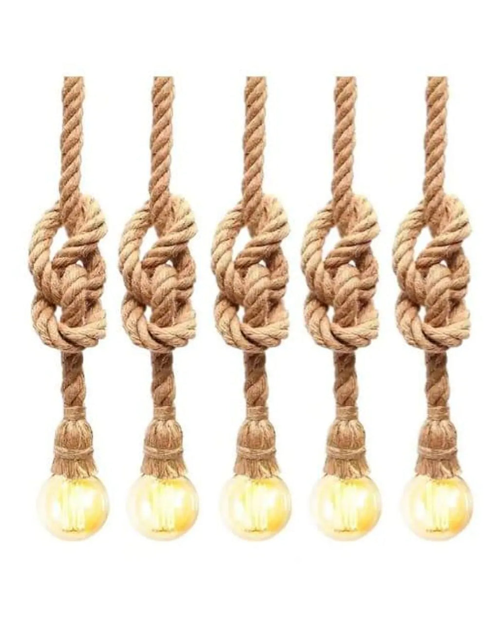 Mega Installation 50-Piece Set Double Sided Rope Chandelier Custom Length Nautical Industrial Lighting Homeartparis production