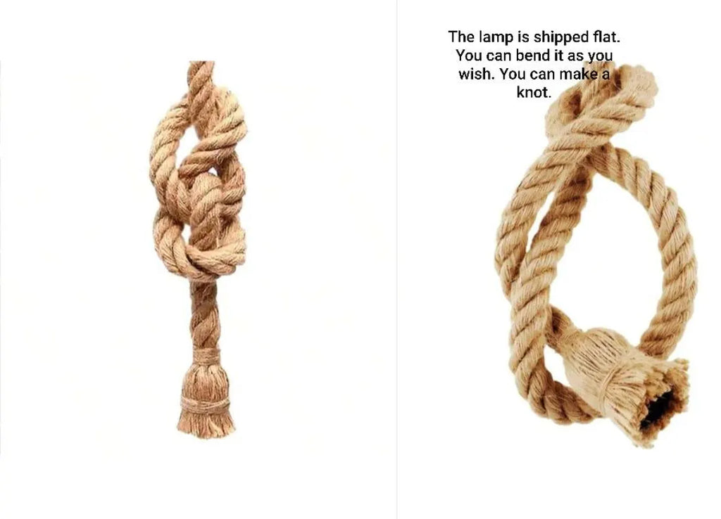 Custom large rustic rope chandelier, by homeartparis