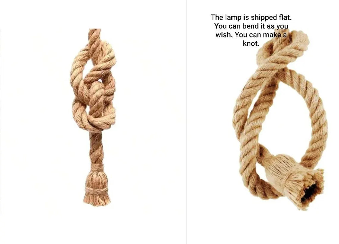 Custom large rustic rope chandelier, by homeartparis