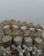 3 pcs Rose Flower Candle in Cone Scented Decorative Candle Homeartparis production