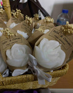 3 pcs Rose Flower Candle in Cone Scented Decorative Candle Homeartparis production