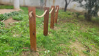 Rustic Rope and Wood Garden Edging Wooden Pathway Border Homeartparis production