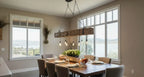 The homeartparis Farmhouse Wood Beam Chandelier, 8-Light Rustic Dining Room Light, Kitchen Island Industrial Fixture
