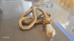 Home Art Paris - Single Rope Pendant Light, Custom Length Cord, Rustic DIY Lighting Kit, Jute Rope Lamp, Industrial Edison Bulb Fixture