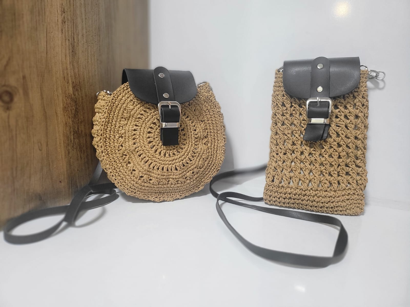 Round Straw Crossbody Bag, Chic City Style Purse, Handmade Woven Circle Bag, Travel Gift by SevalDesing