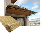 5 Meter Wide Natural Reed Screen Fence Custom Height Bamboo Roll Homeartparis production