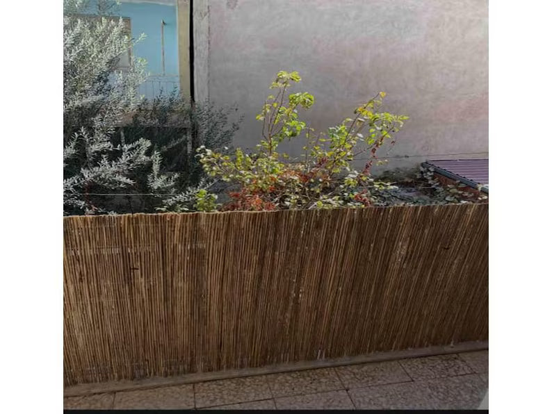 5 Meter Wide Natural Reed Screen Fence Custom Height Bamboo Roll Homeartparis production