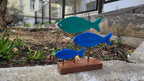 Wooden Fish Family Decor Coastal Nautical Ornament Homeartparis production