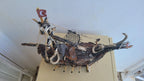 The  Bastarda Vintage Driftwood Sailing Ship Handmade Wooden Model Boat Homeartparis production