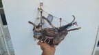 The  Bastarda Vintage Driftwood Sailing Ship Handmade Wooden Model Boat Homeartparis production