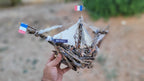 The Big Fish 1 Vintage Driftwood Boat Wood Sailing Ship Model Homeartparis production