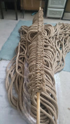 Handmade Jute Rope Room Divider 1.5x2m Rustic Boho Wall Decor Homeartparis production