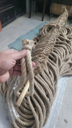 Handmade Jute Rope Room Divider 1.5x2m Rustic Boho Wall Decor Homeartparis production