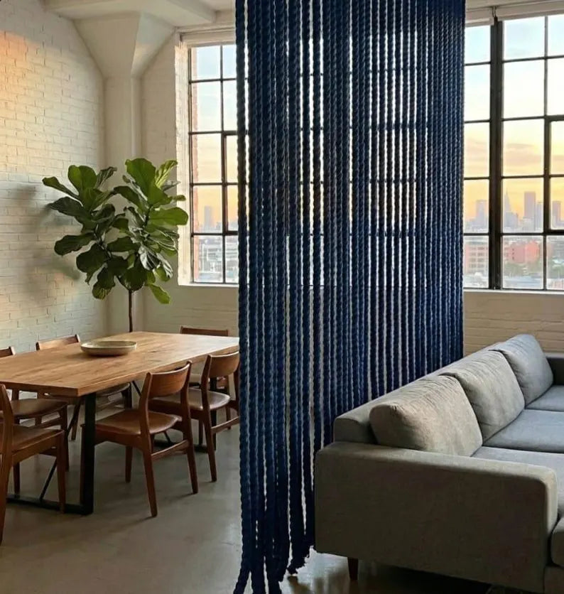 Handmade Jute Rope Room Divider 1.5x2m Rustic Boho Wall Decor Homeartparis production