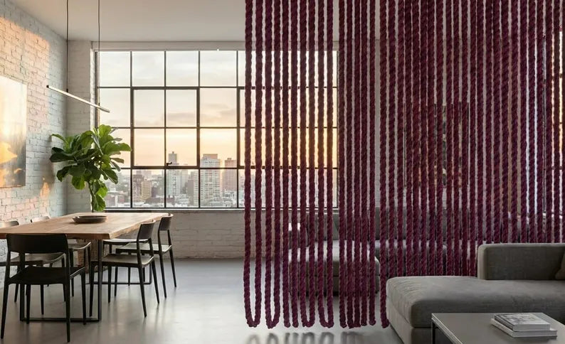 Handmade Jute Rope Room Divider 1.5x2m Rustic Boho Wall Decor Homeartparis production