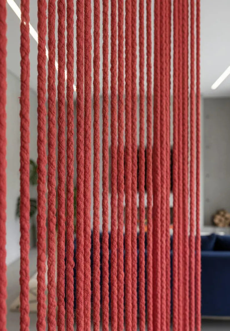 Handmade Jute Rope Room Divider 1.5x2m Rustic Boho Wall Decor Homeartparis production