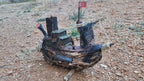 Hali Karnasos Fisherman Vintage Wooden Fishing Boat Driftwood Art Homeartparis production