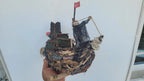 Hali Karnasos Fisherman Vintage Wooden Fishing Boat Driftwood Art Homeartparis production