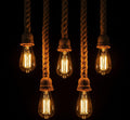 Custom large rustic rope chandelier, by homeartparis