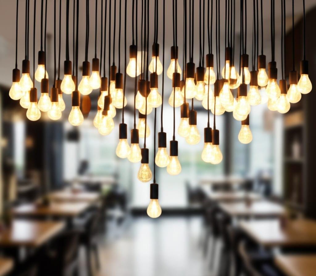 homeartparis - Fully Customizable Black Spider Chandelier (6-100+ Lights!), Modern Industrial Multi Pendant Lighting, Cafe Bar Office