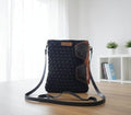 The Black Crochet Mini Bag - Handmade Phone Purse by Seval Özsoy - Small Crossbody Shoulder Bag - Minimalist Artisan Gift for Her