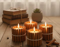 Natural Cinnamon Stick Candle , 3 pcs Handmade candle,  Rustic Table Centerpiece Homeartparis production
