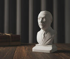 Recep Tayyip Erdoğan Bust, World Leaders Series Statue, Collectible Marble Dust Figurine, Office Desk Decor, Executive Gift