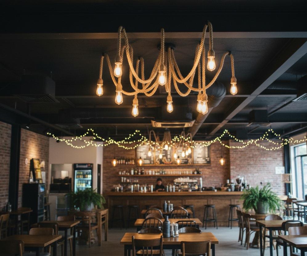 Spider Rope Chandelier, 10 ARM 130CM Made to Order Lighting, Personalized Rustic Pendant, Handmade Jute Lamp, Unique Farmhouse Kitchen Light
